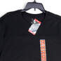 NWT Mens Black Crew Neck Stretch Zip Pocket Pullover T-Shirt Size X-Large image number 3