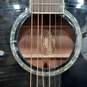 Black Urban Acoustic Guitar w/ Brown Leather image number 6
