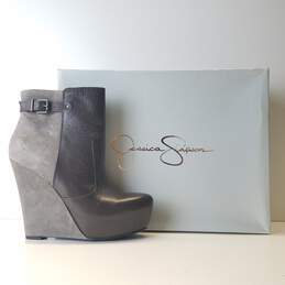 Jessica Simpson Women Booties Charcoal Size 6.5M