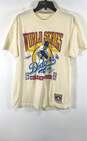 Mitchell & Ness Mens Yellow Los Angeles Dodgers Baseball MLB T-Shirt Size XL image number 1