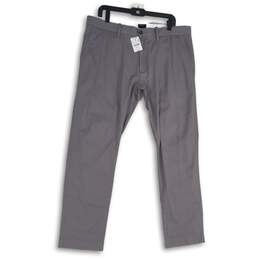 NWT J. Crew Mens Gray Slash Pocket Flat Front Dress Pants Size 36X30