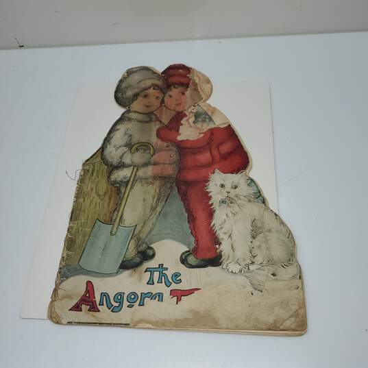 Antique 1915 Children's Book The Angora Twinnies by Helen E. Flint & Margaret E. Price image number 1