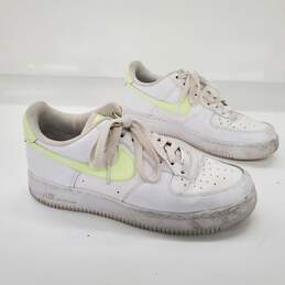 Nike Air Force 1 Low '07 White Barely Volt Sneakers Women's Size 9.5 alternative image