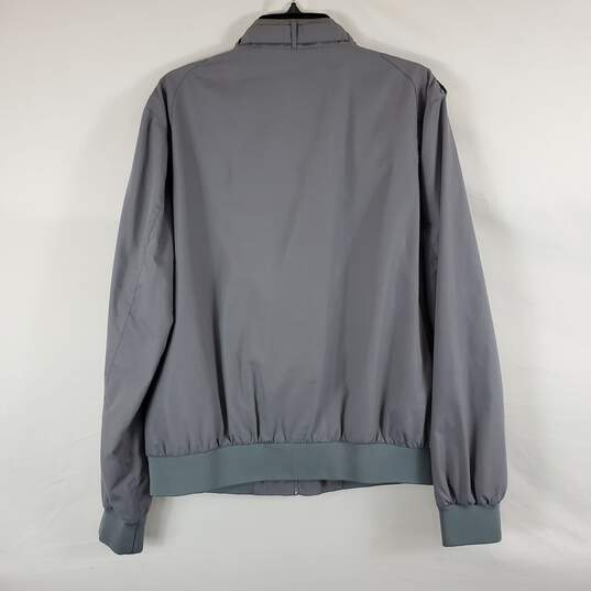 Members Only Men's Gray Bomber Jacket SZ L image number 3