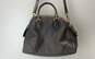 Marc by Marc Jacobs Leather Ozzie Square Aiden Tote Grey image number 5