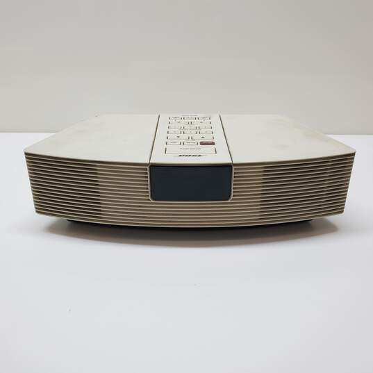 Bose Wave Radio AM/FM Alarm Clock White Model AWR1-1W Untested For Parts Repair image number 2
