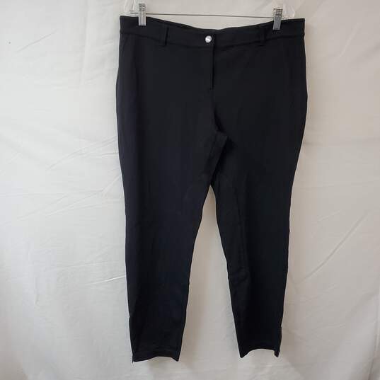 Buy the Eileen Fisher Black Stretch Pants Women's Large
