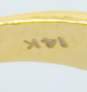 Vintage 14K Yellow Gold 0.50 CT Diamond & 0.04 CTTW Diamond Accent Men's Ring 8.1g image number 4