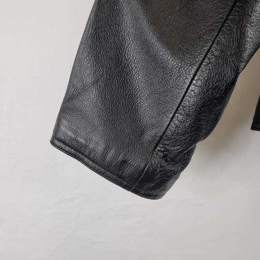 Wilsons Women's Black Leather Jacket SZ XL image number 6