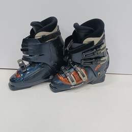 Men's Blue & Brass Tone Nordica Ski Boots Size 28.5 US 11.5