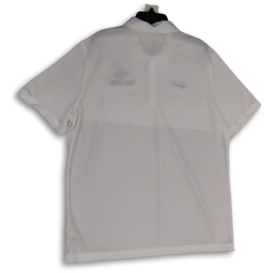 NWT Mens White Hale Hoopes Short Sleeve Dri-Fit Pullover Golf Polo Shirt XL image number 2