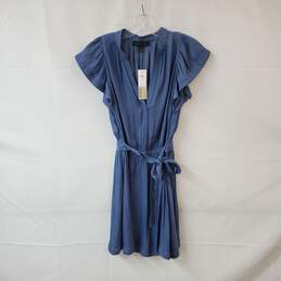Banana Republic Blue Belted Mini Dress WM Size XS NWT