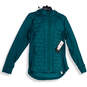 NWT Womens Teal Elliot Quilted Athleisure Full-Zip Jacket Size Large image number 1