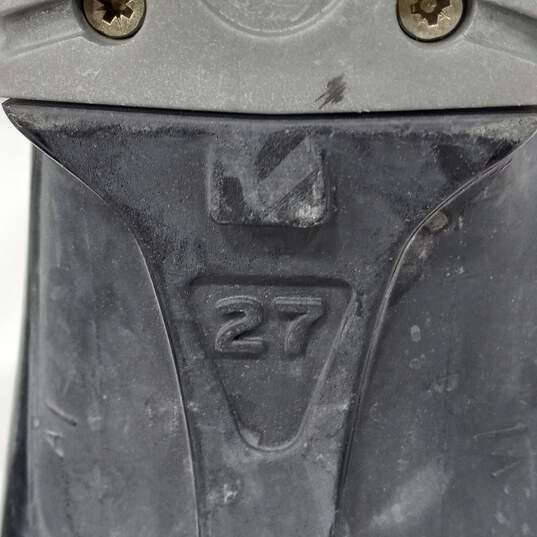 Salomon Black & Gray Ski Boots Size Mondopoint 27 image number 6
