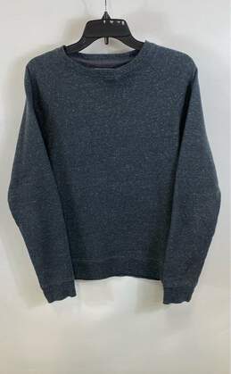 Taylor Stitch Mens Blue Long Sleeve Round Neck Pullover Sweater Size Small
