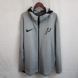 Men's Nike NBA San Antonio Spurs Therma Flex zip Hoodie 3XL