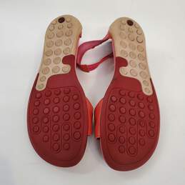Camper Red Leather Sandals W/Box Women's Size 11 alternative image