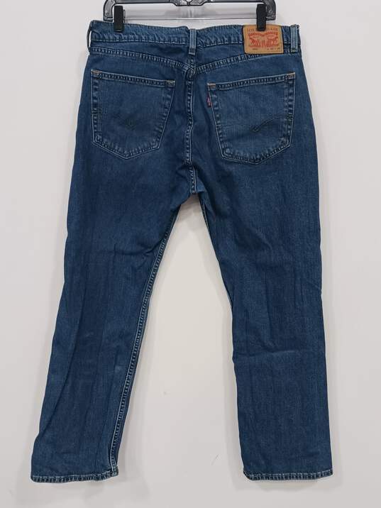 Levi's Men's 505 Blue Jeans Size W36 x L30 image number 2