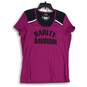 Womens Pink Scoop Neck Short Sleeve Pullover T-Shirt Size X-Large image number 1