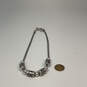 Designer Brighton Silver-Tone Link Chain Engraved Beaded Necklace image number 3