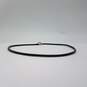 14k Gold White Gold Rubber Necklace 6.1g image number 6