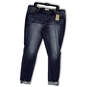 NWT Womens Blue Payton Denim Medium Wash Mid Rise Skinny Jeans Size 38R image number 1