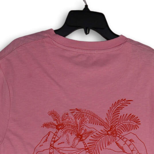 NWT Mens Pink Holiday Getaway Short Sleeve Graphic Pullover T Shirt Sz XXL image number 4