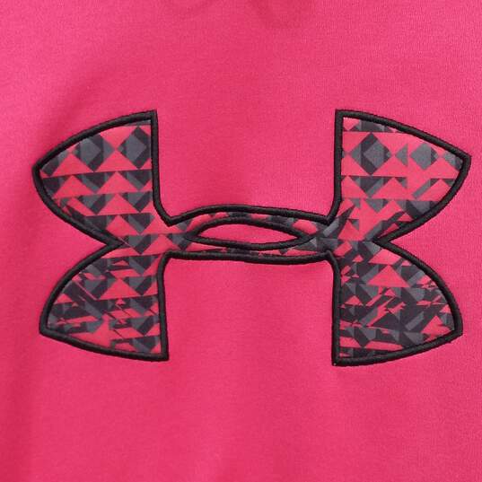 Under Armor Pink Pullover Hoodie Women's Size L image number 2