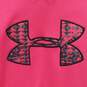 Under Armor Pink Pullover Hoodie Women's Size L image number 2