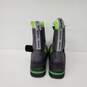 Northside Unisex Youths Fluorescent Lime Green & Grey Insulted Water Proof Boots Size 2 image number 4