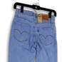 NWT Womens Blue 721 Denim High Rise Medium Wash Skinny Leg Jeans size 26X28 image number 4