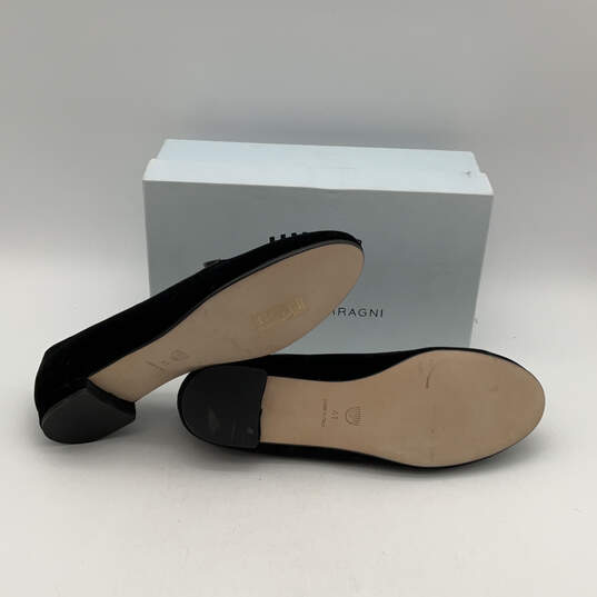 NIB Womens CF667 Black Low Top Block Heel Slip-On Loafer Shoes Size 41 EUR image number 6