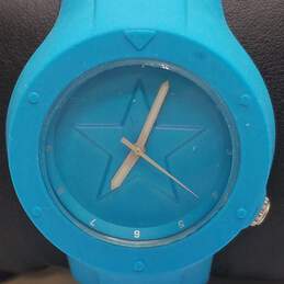 Converse Unique Unisex Blue Rubber Sport Quartz Watch