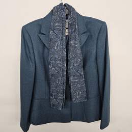 Collections For Le Suit Teal Blazer