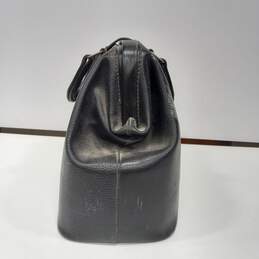Vintage Black Leather Medical Bag alternative image