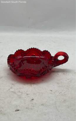 Red Designed Candy Dish
