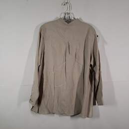 Womens Regular Fit Long Sleeve Collared Button-Up Shirt Size 1X alternative image