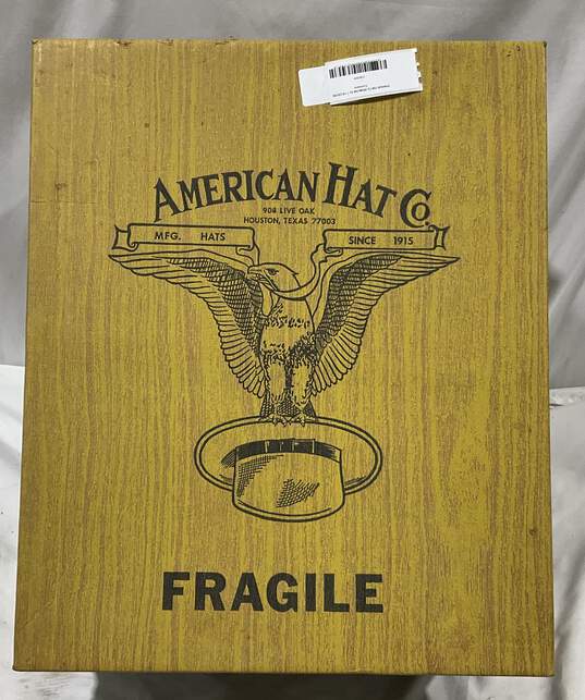 American Hat Co Straw Hat Size 7 1/8 image number 2