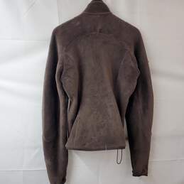 Patagonia Brown Front Zip Fleece Jacket Women's LG alternative image