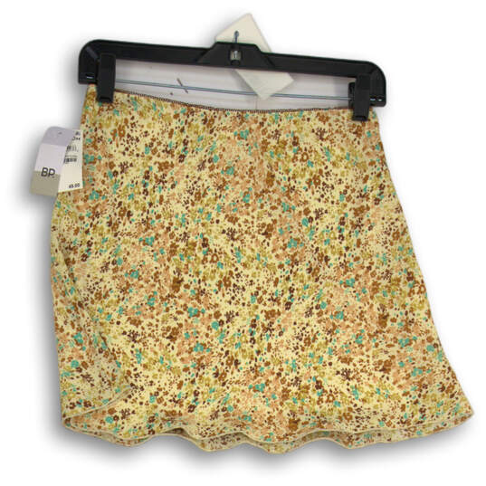 NWT Womens Multicolor Floral Pull-On Classic Mini Skirt Size Small image number 1