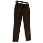 Womens Brown Animal Print Denim Pockets Stretch Skinny Leg Jeans Size 2R image number 2