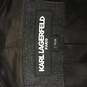 Karl Lagerfeld Men Black Detachable Blazer S NWT image number 3