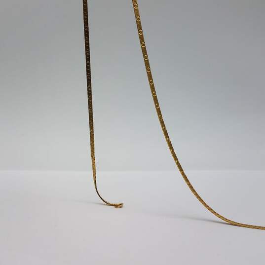14k Gold Unique 17 1/2 Inch 2mm Chain Repair 5.3g image number 6