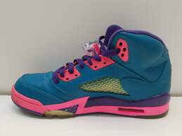 NIKE AIR JORDAN 5 Retro GS Tropical Teal Sneaker Shoes Youth Size 5Y (Authenticated) alternative image