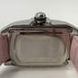 Designer Invicta Silver-Tone Pink Leather Strap Quartz Analog Wristwatch image number 4