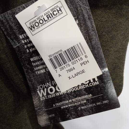 Women’s Woolrich ¼ Zip Mock Neck Sweater Sz XL NWT image number 5