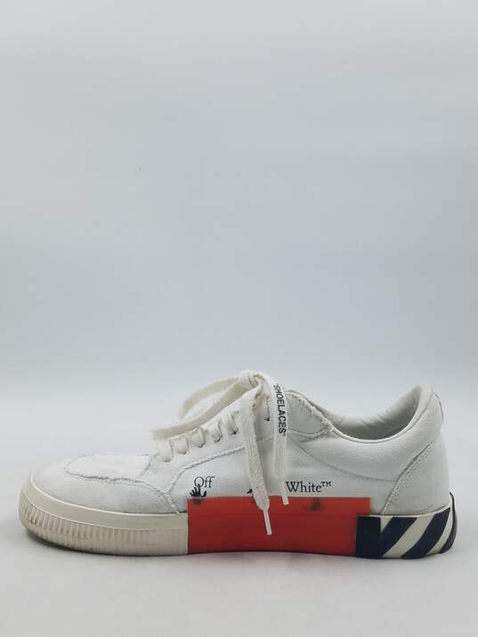 Authentic Off-White White Vulcanized Sneaker M 11 image number 2