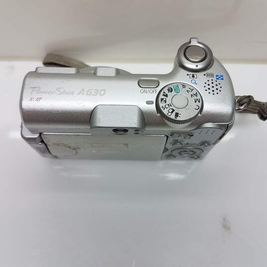 Canon PowerShot A630 8MP Digital Camera Silver 4x Zoom image number 4