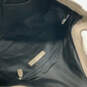Womens Gray Leather Detachable Adjustable Strap Inner Pocket Crossbody Bag image number 4