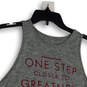 Womens Pink Gray Dri-Fit Sleeveless Pullover Activewear Tank Top Size M image number 3